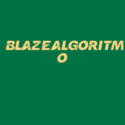 Logo da BLAZEALGORITMO